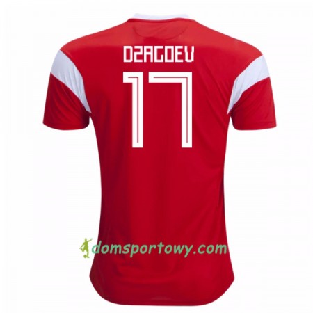 Koszulka Rosja Dzagoev 17 Domowe Koszulki Piłkarskie Mistrzostwa Świata 2018